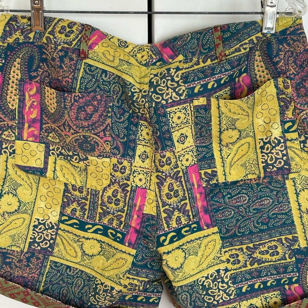 Sundance Vibrant Patchwork Shorts - image 2